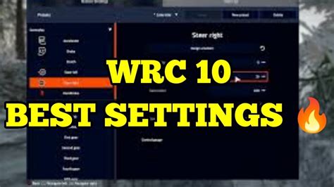 wrc 10 controller settings